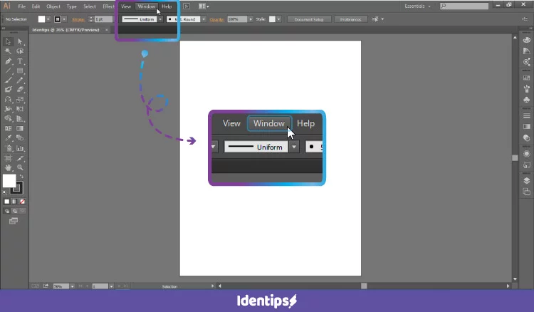 Cara menampilkan panel Pathfinder di Adobe Illustrator
