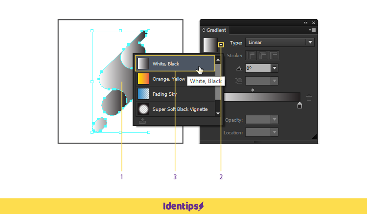 Gradasi Warna Adobe Illustrator